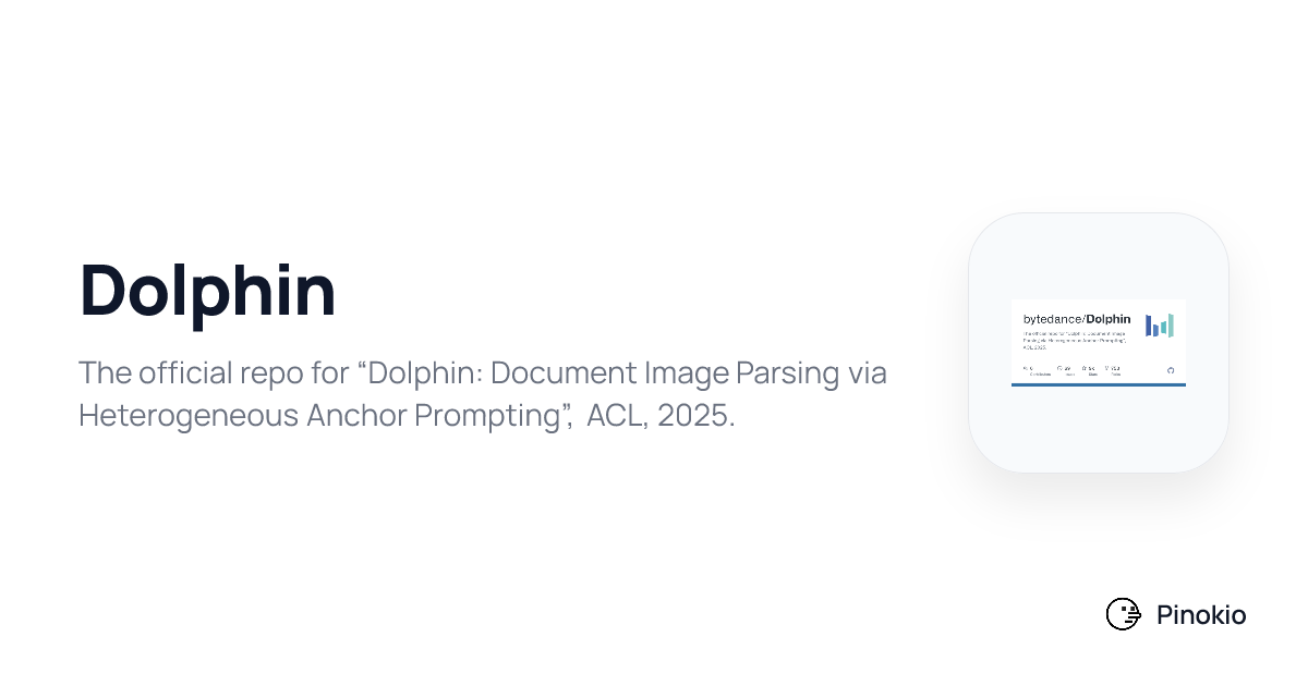 Dolphin checkpoints · Pinokio
