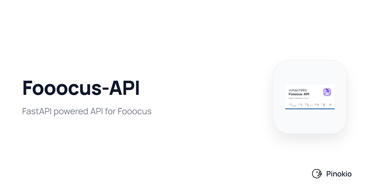 Fooocus-API checkpoints · Pinokio