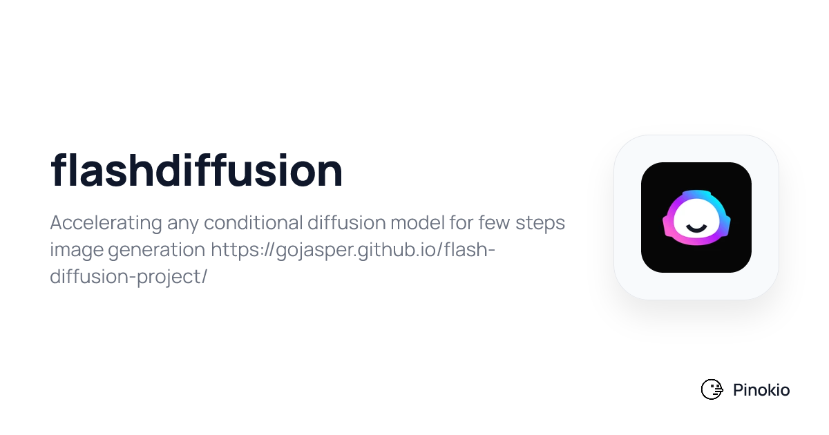 flashdiffusion on Pinokio
