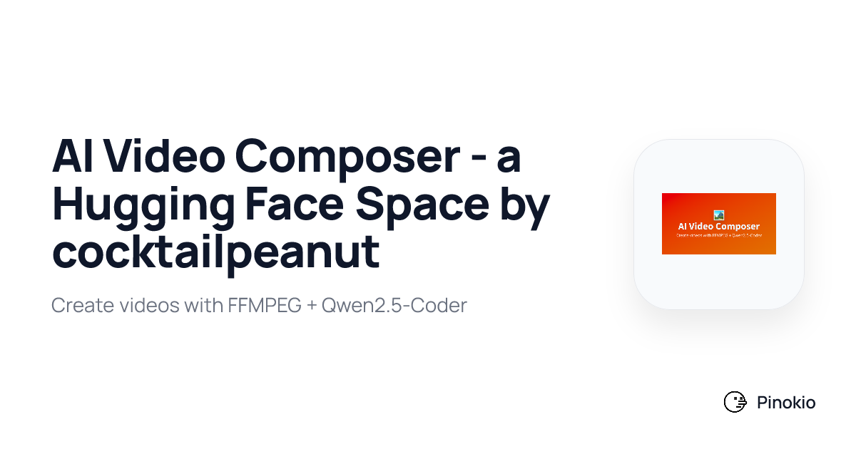 AI Video Composer - a Hugging Face Space by cocktailpeanut checkpoints ...
